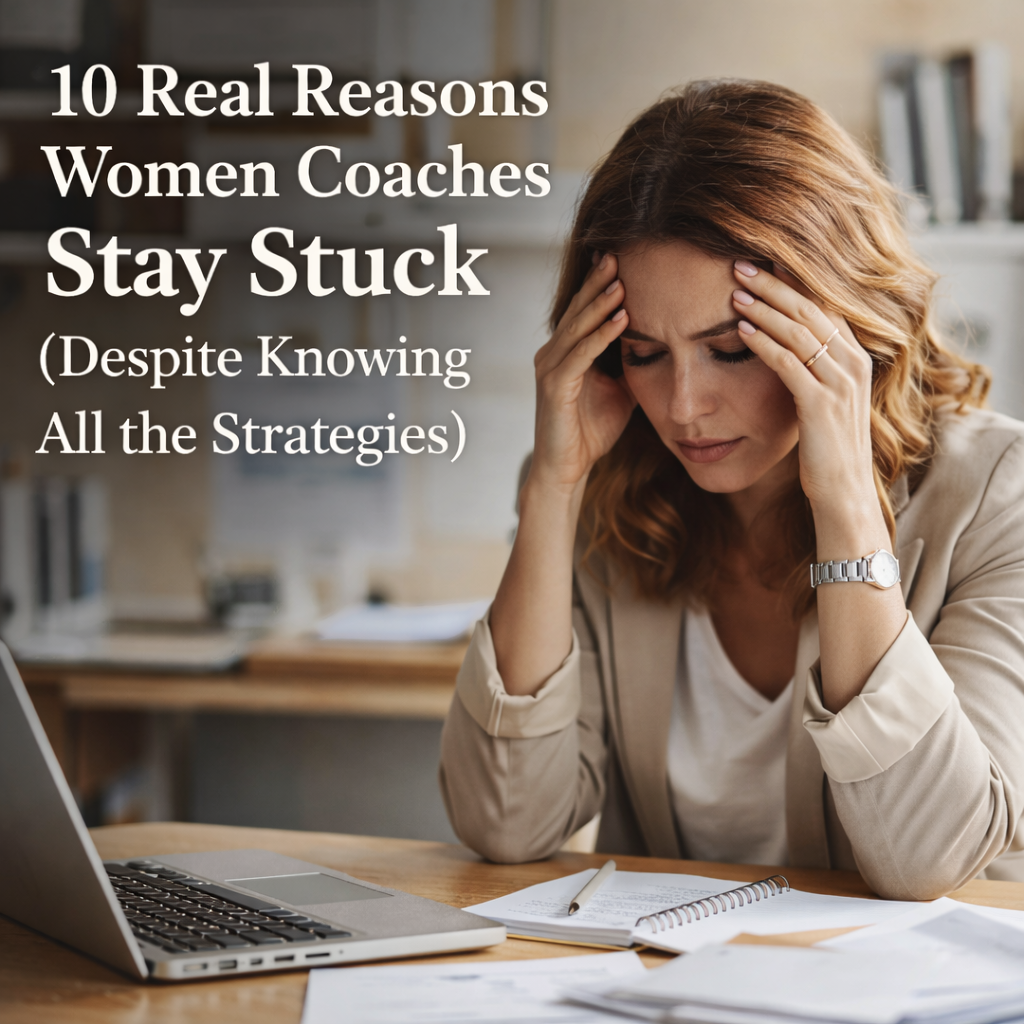 women coaches stay stuck